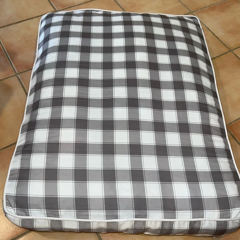 🔥LAST One+extra shipping XXL Orthopedic Pet Bed Memory Foam NWT Rae Dunn HAPPY